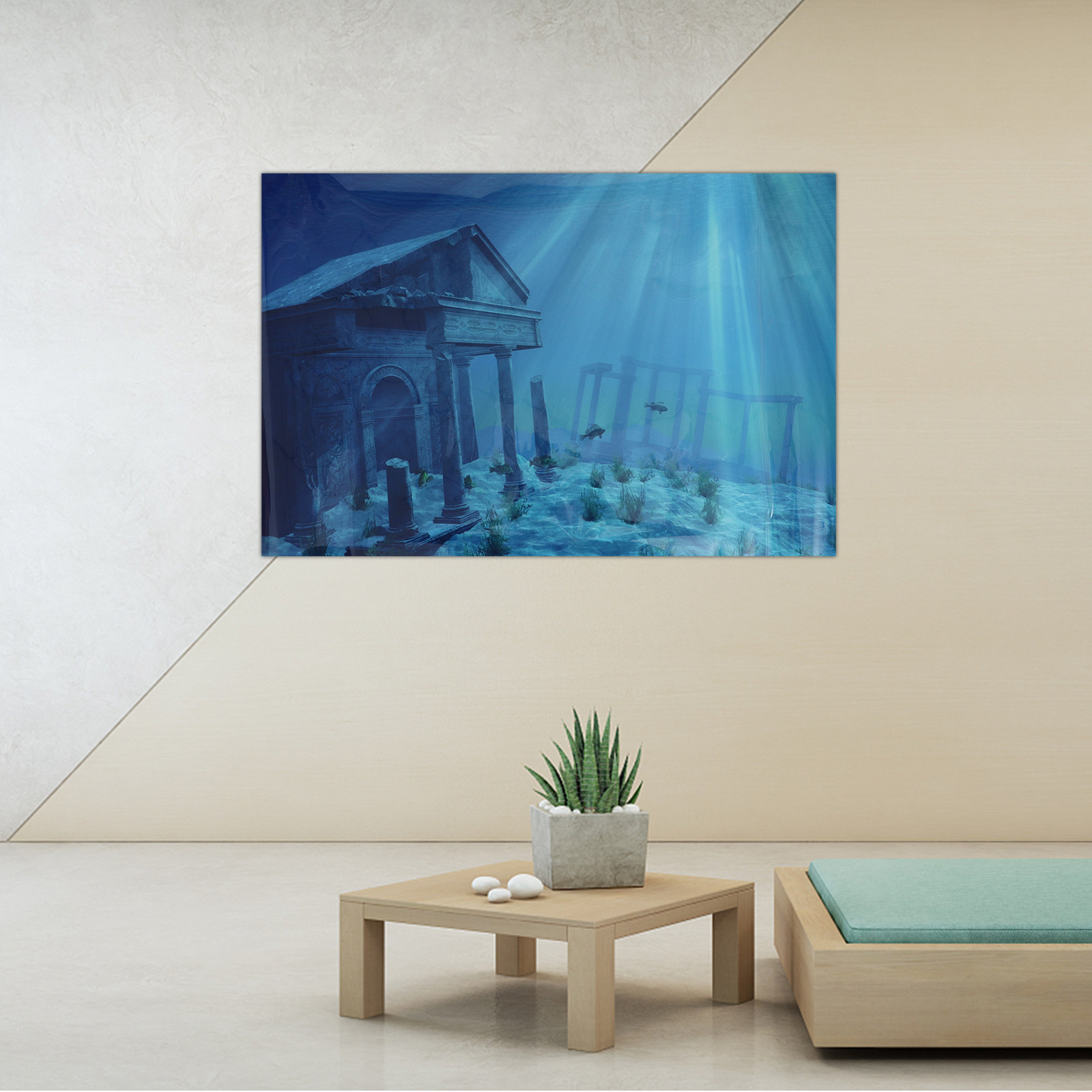 Aquarium Fish Wallpaper - Wall Paper Aquarium Poster Background Sticker
