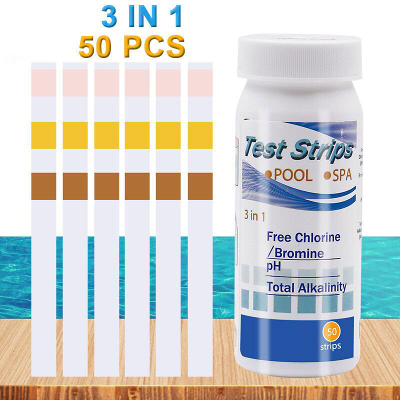 Aquarium Test Kit - Chlorine PH Test Strips SPA Swimming