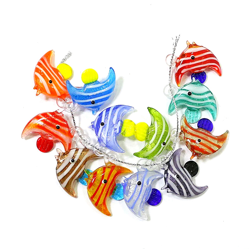 Aquarium Fish And Supplies - 2pcs Colorful Cute Sea Fish Charms