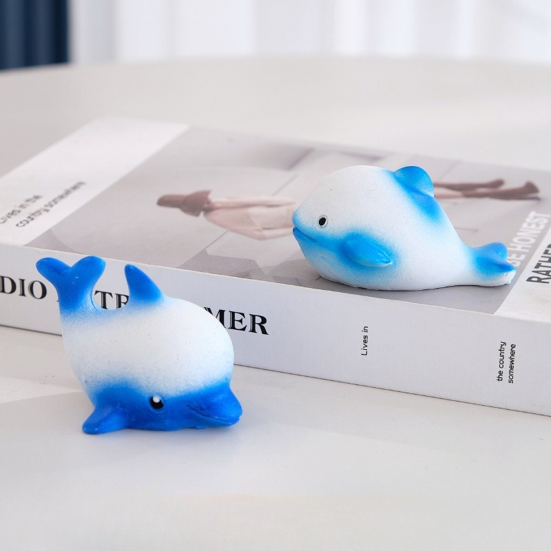 Aquarium Fish Dolphin - Mini Ocean Animal Figurines Fish Tank