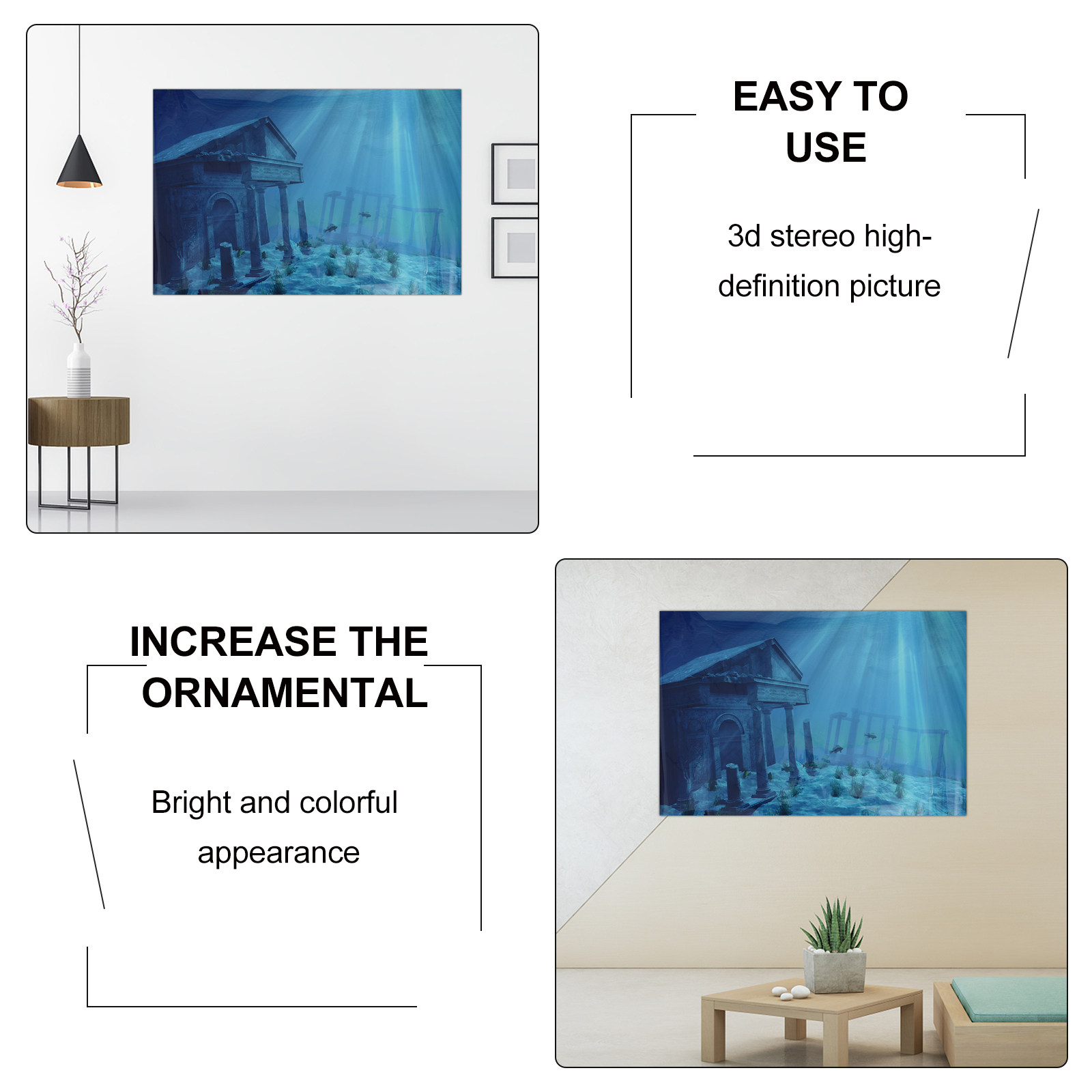 Wall Paper Aquarium Poster Bac - Aquarium Fish Wallpaper 评论和价格