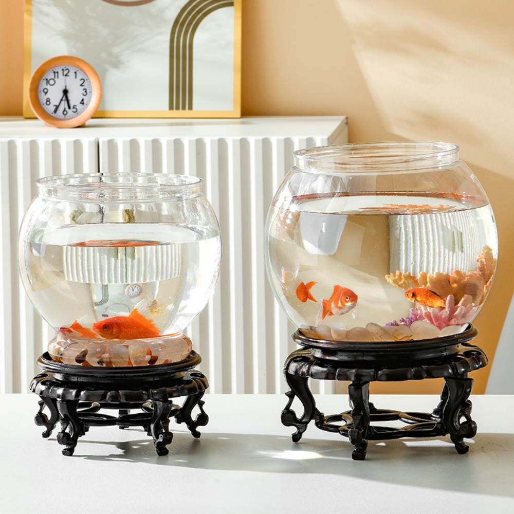 Home Decor Clear Transparent R - Aquarium Fish Jar 评论和价格