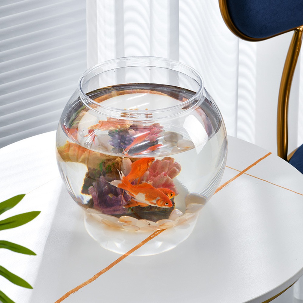 Home Decor Clear Transparent R - Aquarium Fish Jar 评论和价格