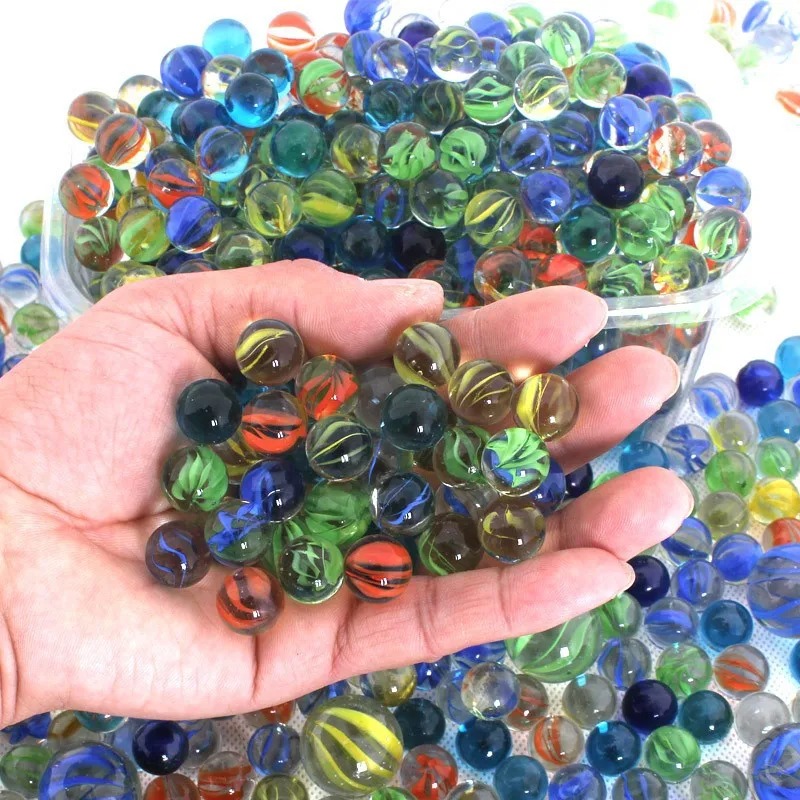 50Pcs 14mm Colorful Glass Marb - Aquarium Fish Guppy 评论和价格