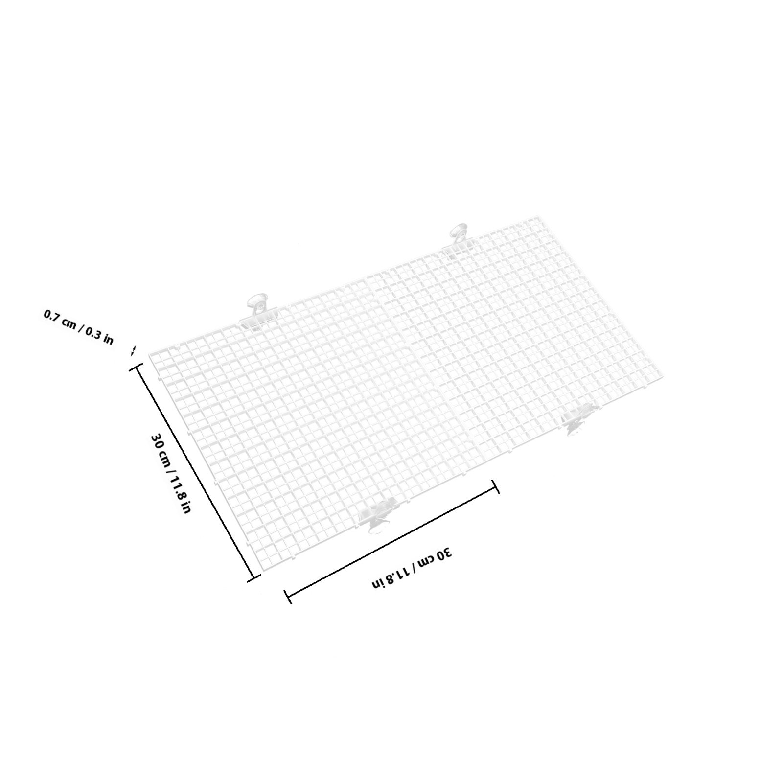 2Pcs Aquarium Divider Panel Pl - Aquarium Fish Escape 评论和价格