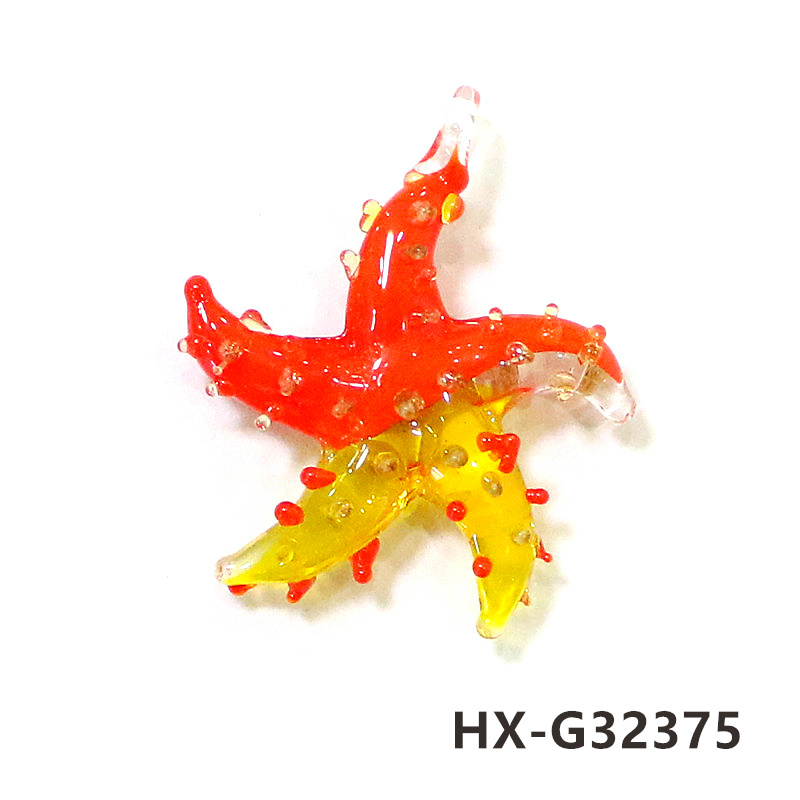 Mini Glass Starfish Pendant Co - Aquarium Fish And Supplies 评论和价格