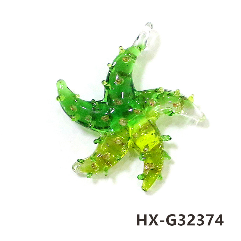 Mini Glass Starfish Pendant Co - Aquarium Fish And Supplies 评论和价格