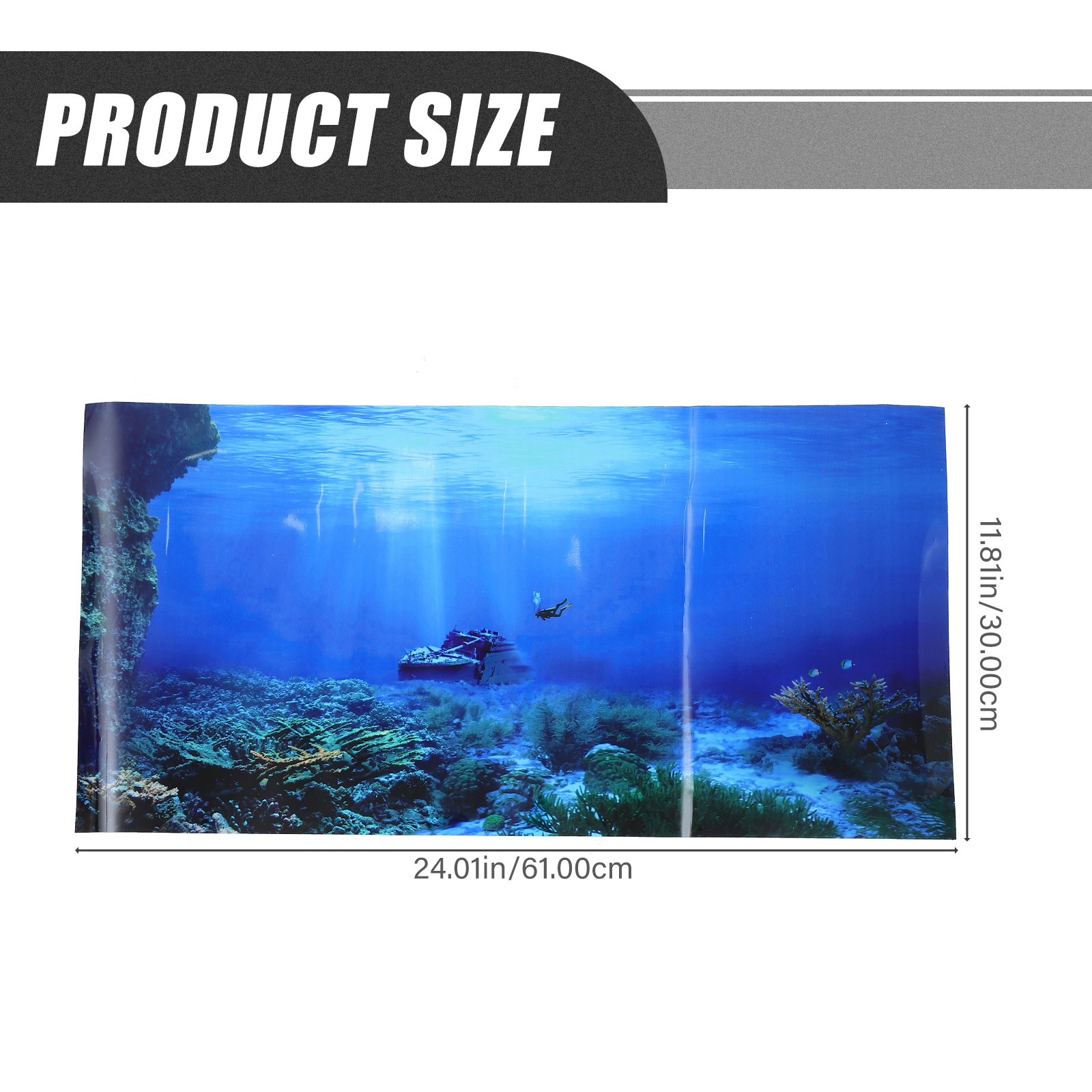 Aquarium Background Sticker Fi - Aquarium Fish Wallpaper 评论和价格