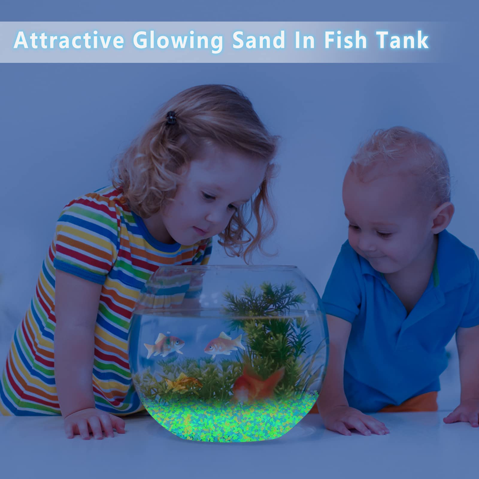1000Pcs Luminous Sand Glow In  - Aquarium Fish Home 评论和价格