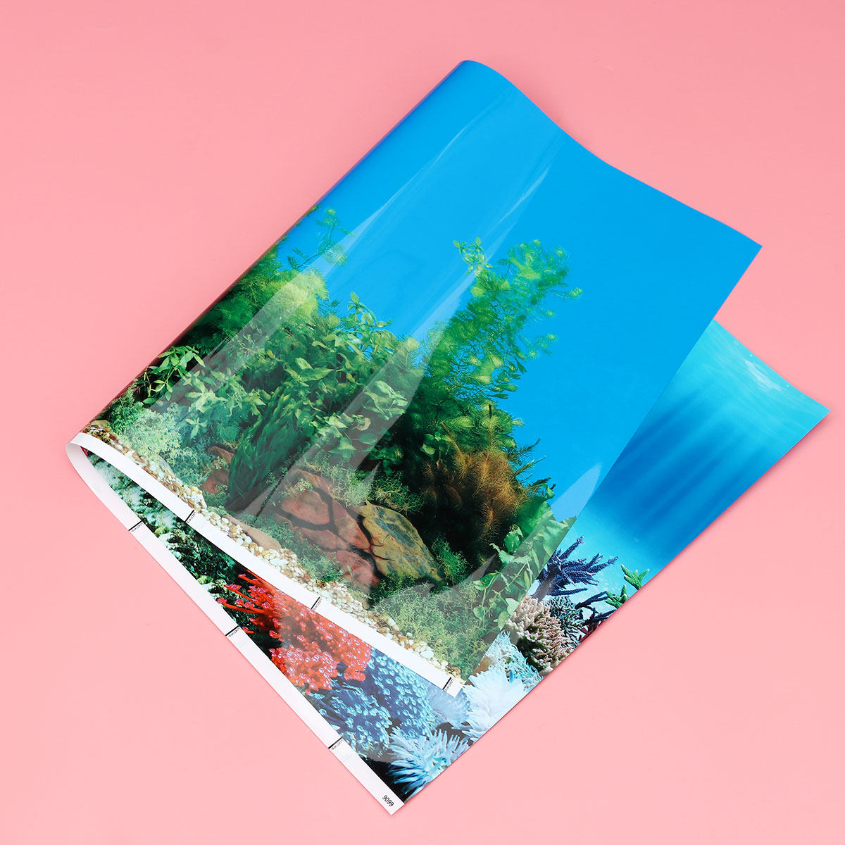 Aquarium Background Decal Doub - Aquarium Fish Wallpaper 评论和价格