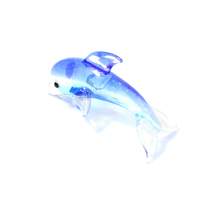 Murano Glass Dolphin Miniature - Aquarium Fish Dolphin 评论和价格