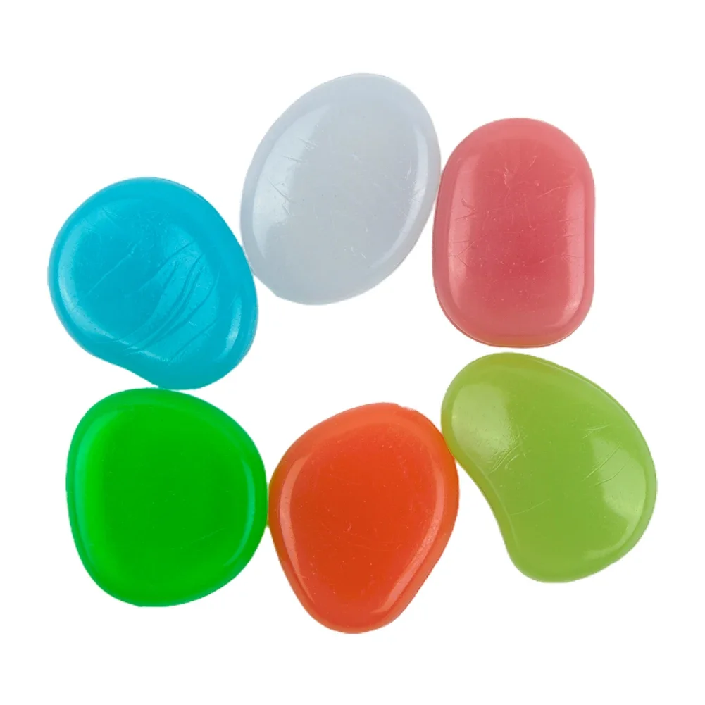 50PCS/Set Glow In The Dark Peb - Aquarium Fish Home 评论和价格