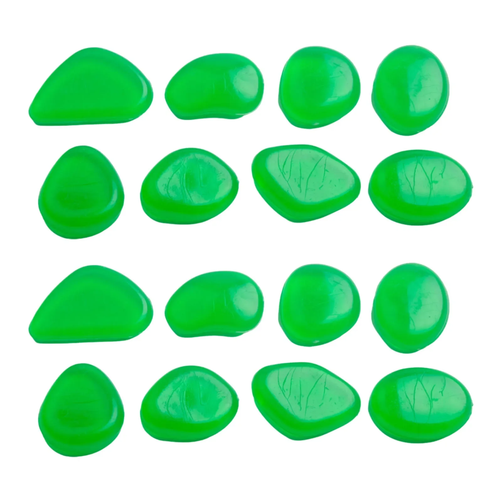 50PCS/Set Glow In The Dark Peb - Aquarium Fish Home 评论和价格