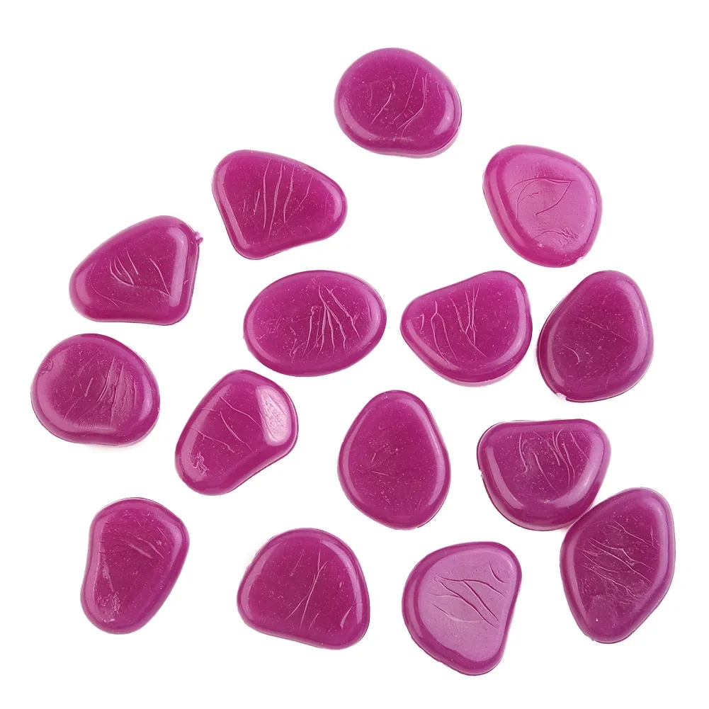 50PCS/Set Glow In The Dark Peb - Aquarium Fish Home 评论和价格
