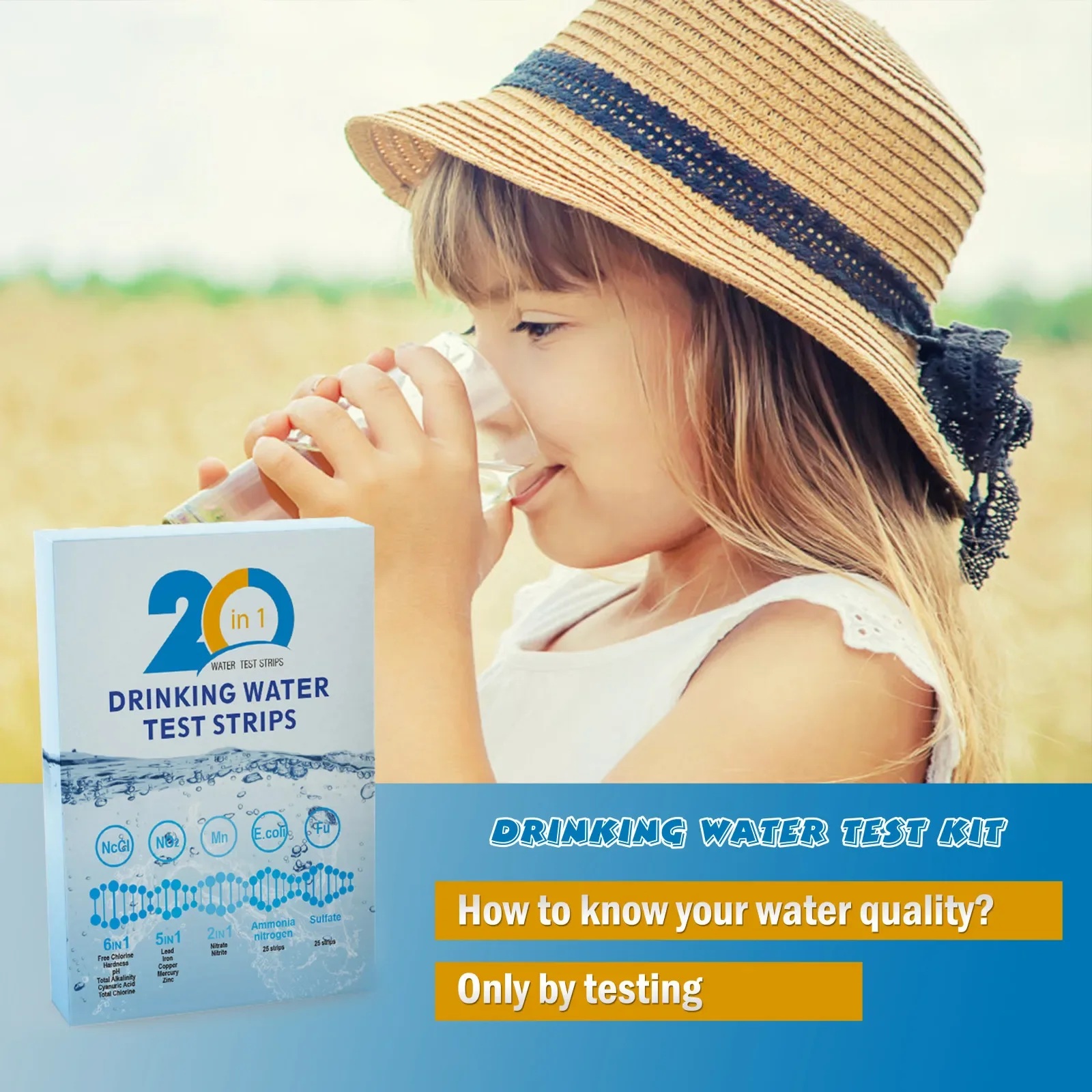 YAGO 20 in 1 Water Test Strips - Aquarium Test Kit 评论和价格
