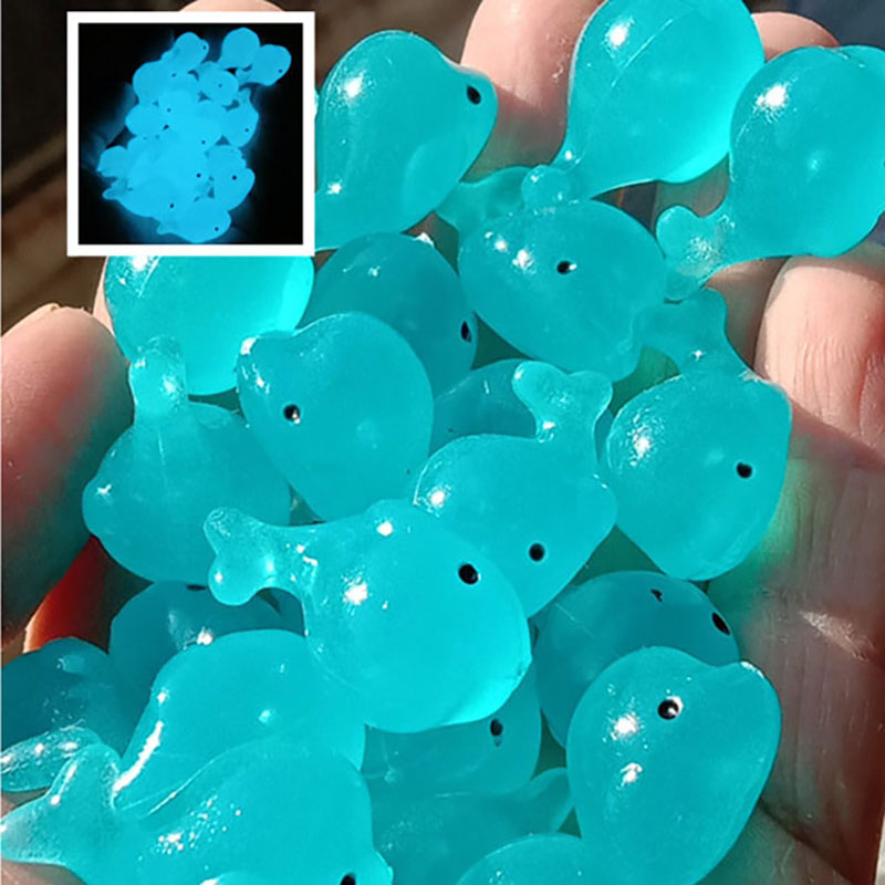 20pcs Luminous Whale Stones Re - Aquarium Fish Dolphin 评论和价格