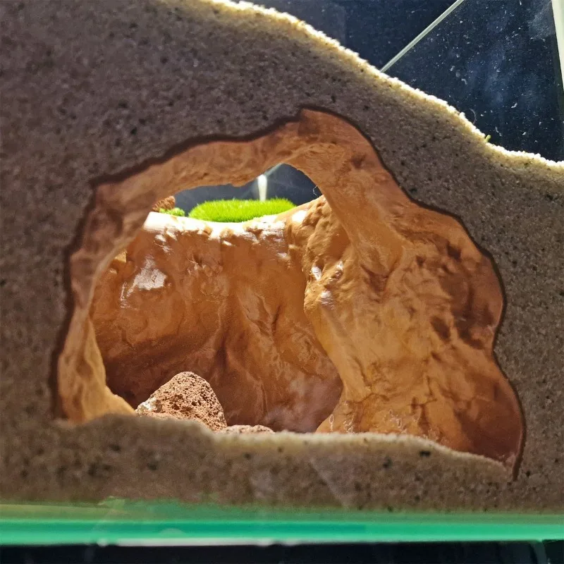 Sinkhole Cave Aquarium Ornamen - Aquarium Fish Home 评论和价格