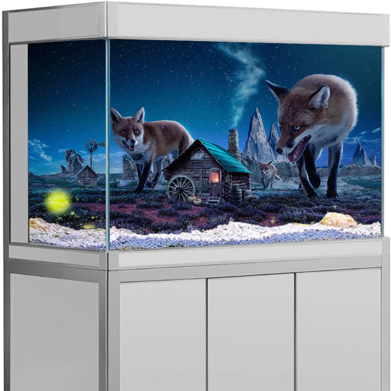 Aquarium Background Sticker My - Aquarium Fish Wallpaper 评论和价格