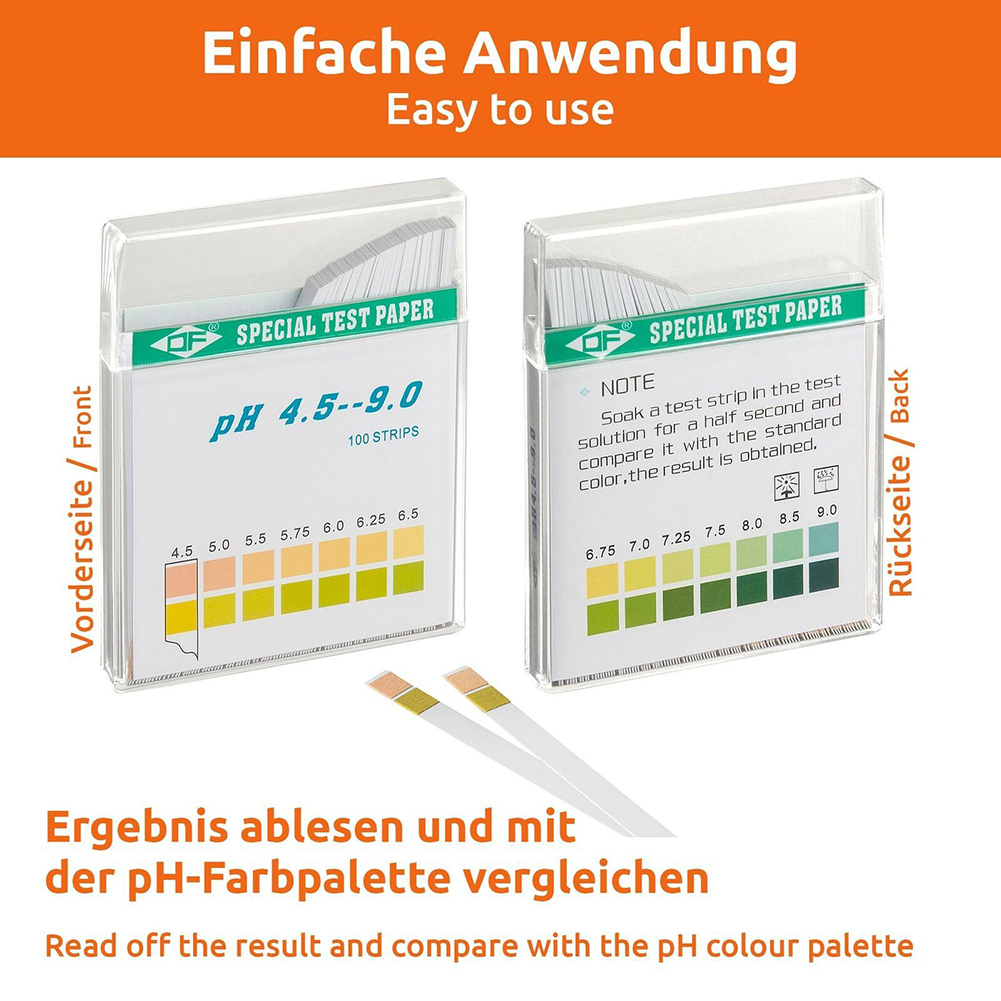 100Pcs PH Paper Strips Kit Hou - Aquarium Test Kit 评论和价格