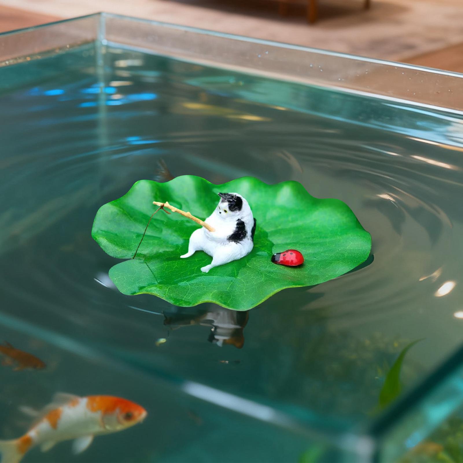 Aquarium Decor Floating Cat Fi - Aquarium Fish Escape 评论和价格