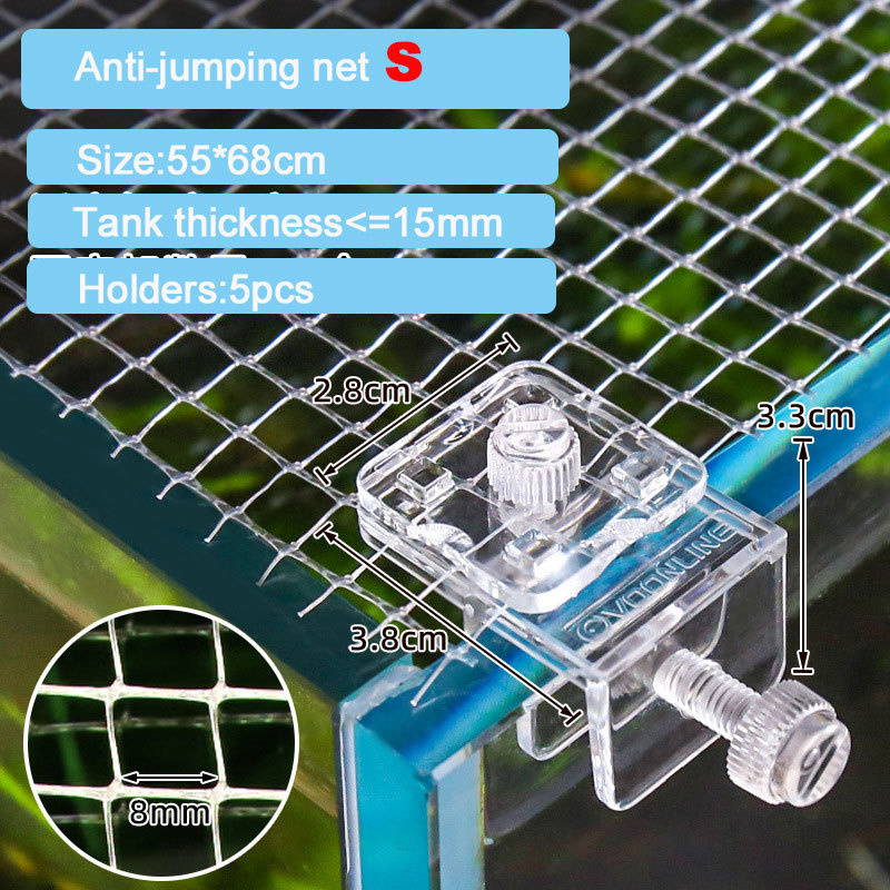 Anti Jump Net Fresh Seawater F - Aquarium Fish Escape 评论和价格