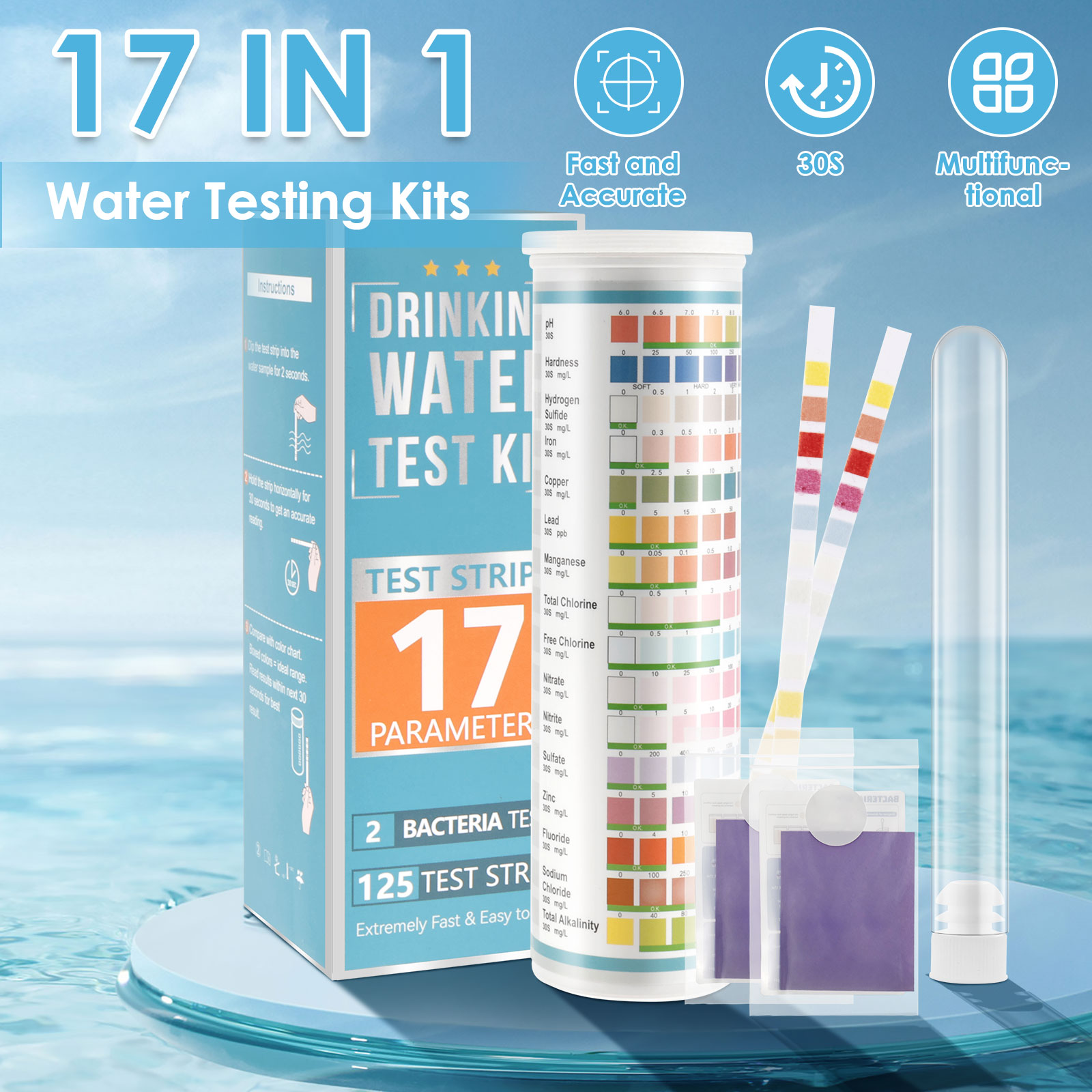 5-17 in 1 Aquarium Test Strips - Aquarium Test Kit 评论和价格
