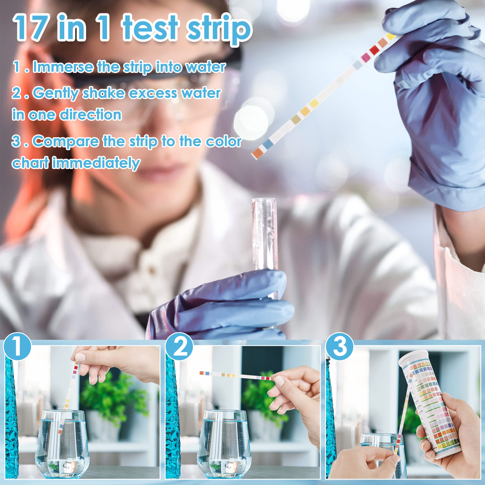 5-17 in 1 Aquarium Test Strips - Aquarium Test Kit 评论和价格