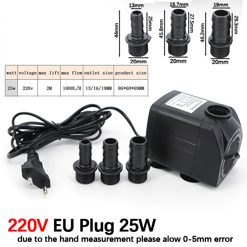 AC 220V 16W 25W Submersible Wa - Aquarium Fish And Supplies 评论和价格