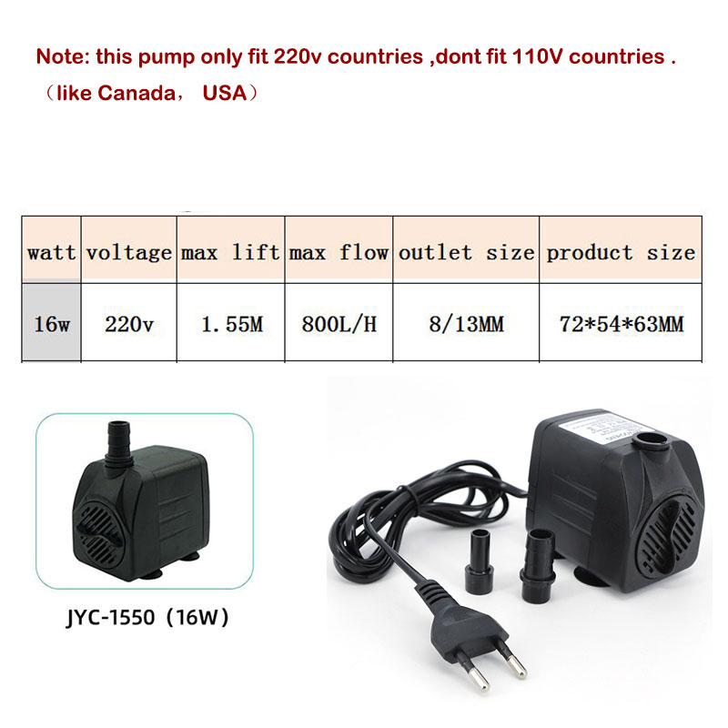 AC 220V 16W 25W Submersible Wa - Aquarium Fish And Supplies 评论和价格