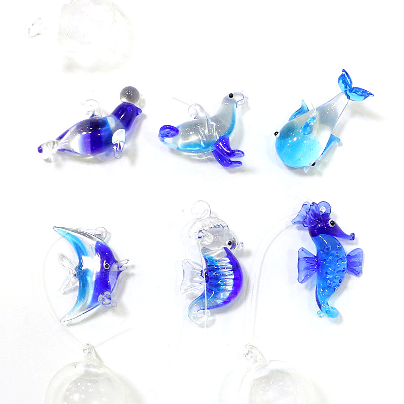 Floating Glass Marine Animal P - Aquarium Fish Dolphin 评论和价格