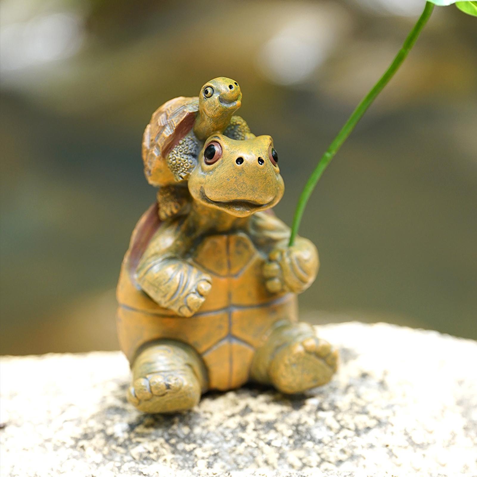 Turtle Figurine Fish Tank Deco - Aquarium Fish Home 评论和价格