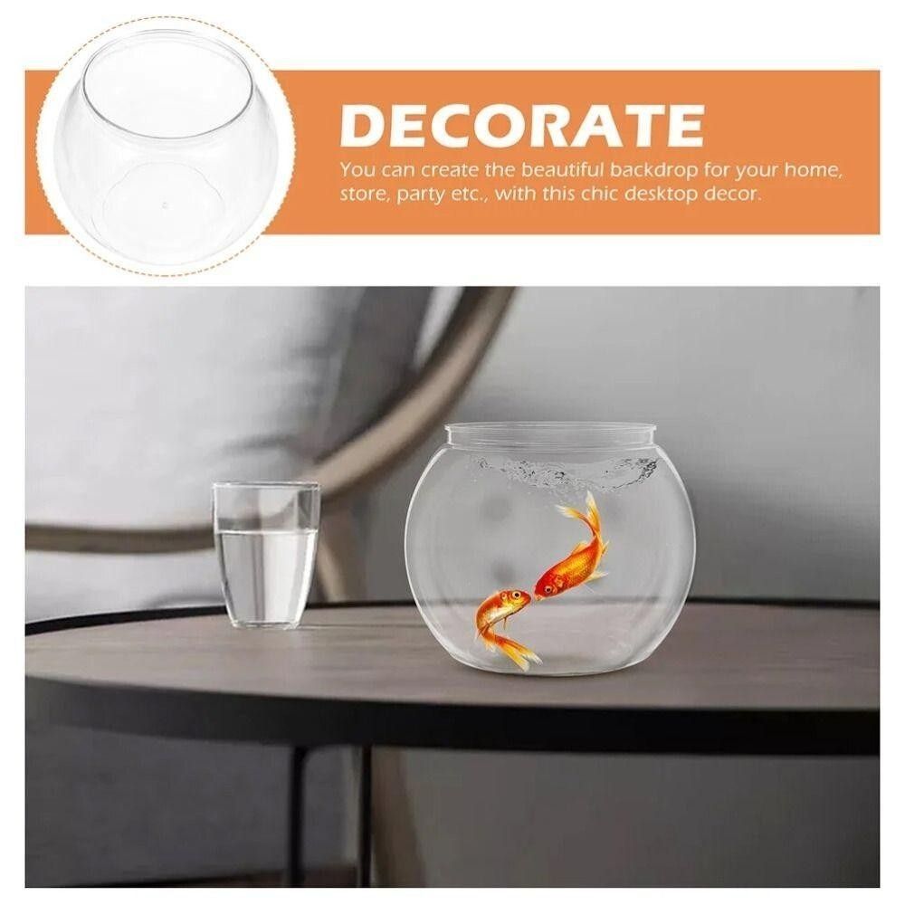 New Transparent Fish Tank Roun - Aquarium Fish Jar 评论和价格