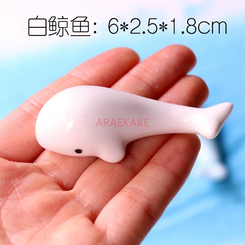 Whale and dolphin ceramic orna - Aquarium Fish Dolphin 评论和价格