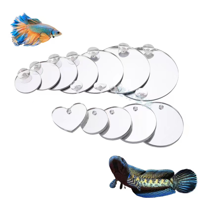 Aquarium Betta Mirror Fish Tan - Aquarium Fish Escape 评论和价格